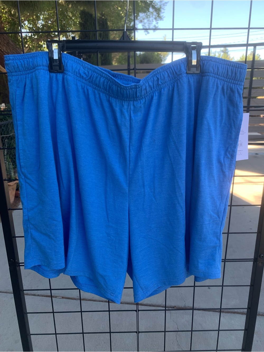 NWT Athletic Works Men's blue 
Athletic Tri Blend shorts  - Set of 2